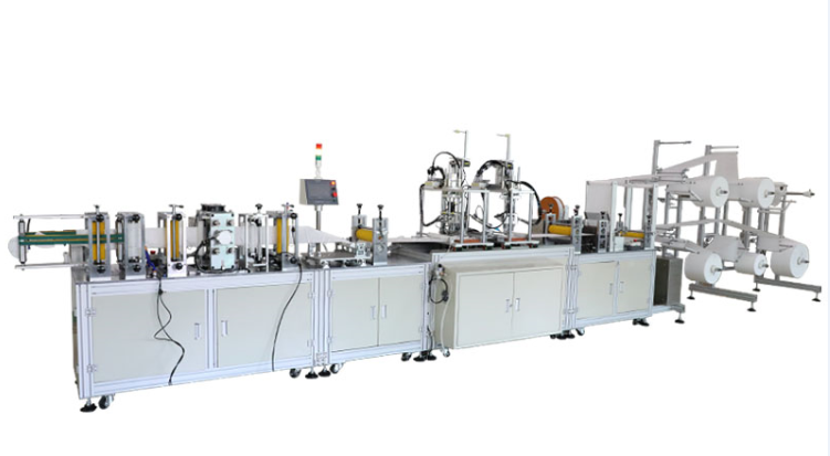 全自动KN95套头式口罩机整机图