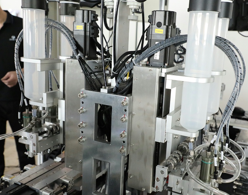 自动点胶机局部图